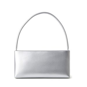 Fashion New Female Underarm Bag Women's Genuine Leather Shoulder Crossbody Bags High Quality Cowhide Ladies Simple Handbags Silver