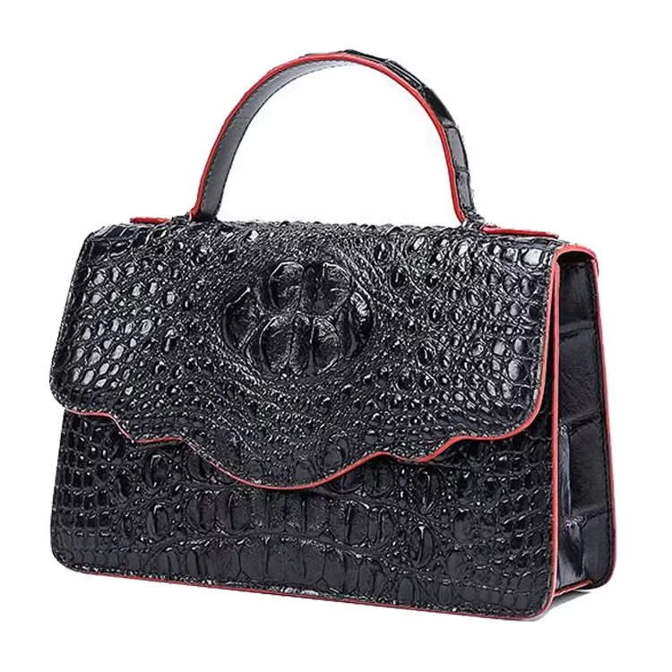 Designer Luxury Crocodile Texture Tote Bag
