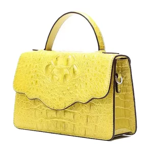 Exclusive Exotic Crocodile Skin Tote Bag